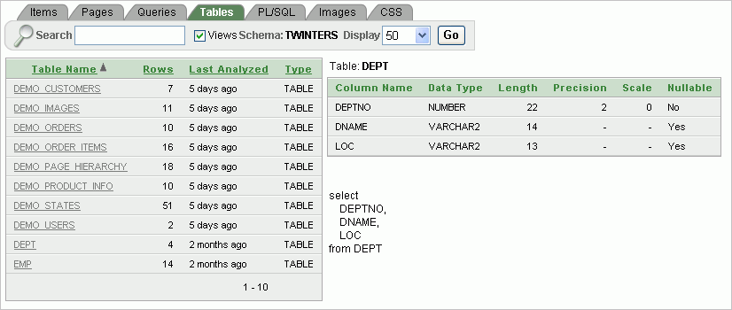 Description of table_finder.gif follows Description of table_finder.gif follows